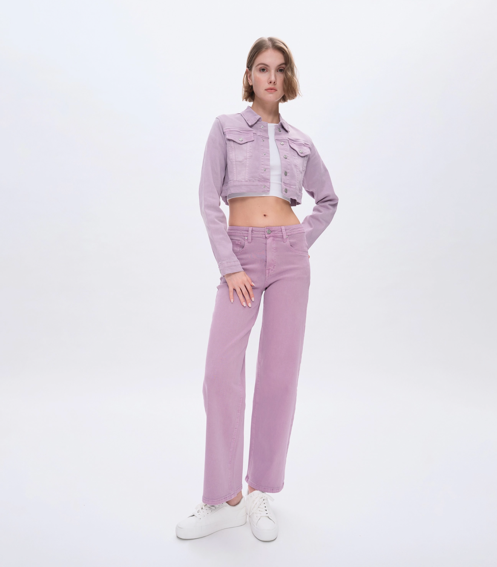 Super Stretch Twill Pants – Purple