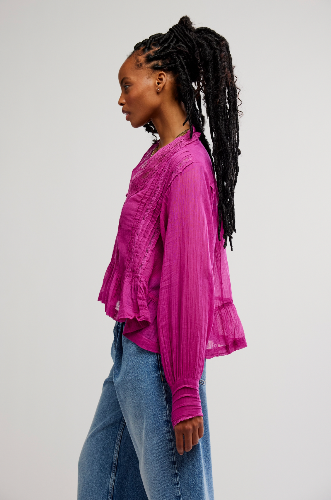 Elodie Blouse In Dragonfruit