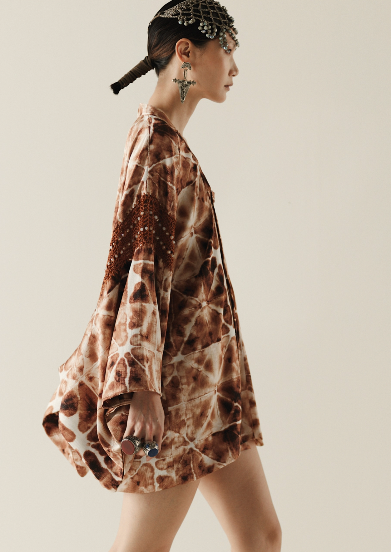 The Journey Dangle Earrings In Gold Or White Bronze