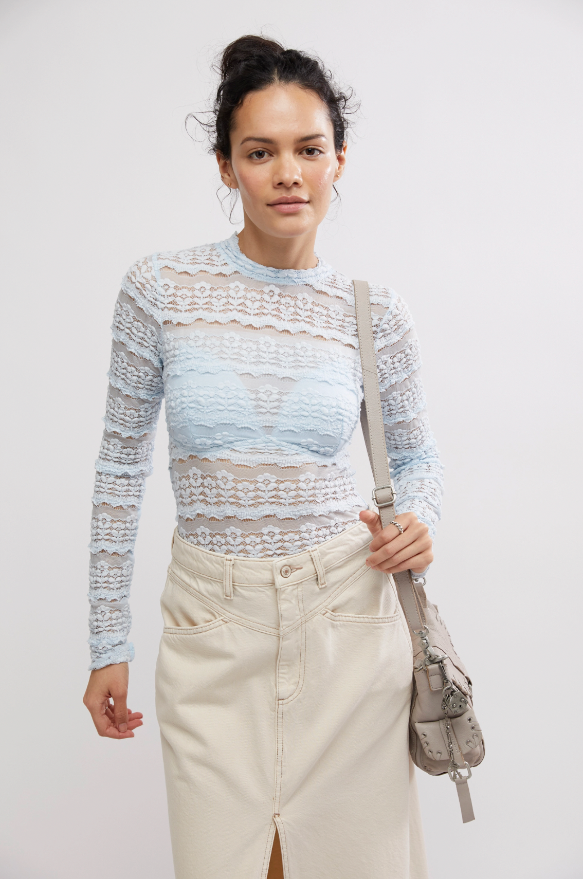 Angelina Bodysuit in Ice Water