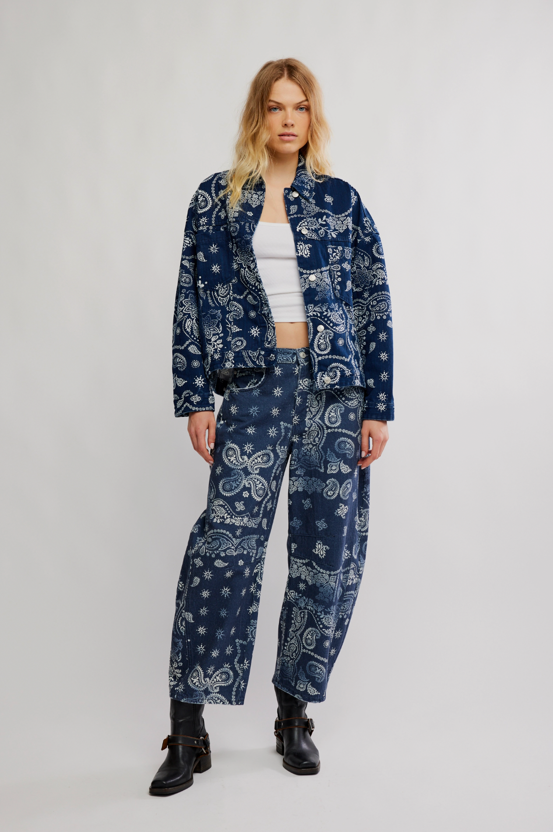 Good Luck Printed Barrel in Bandana