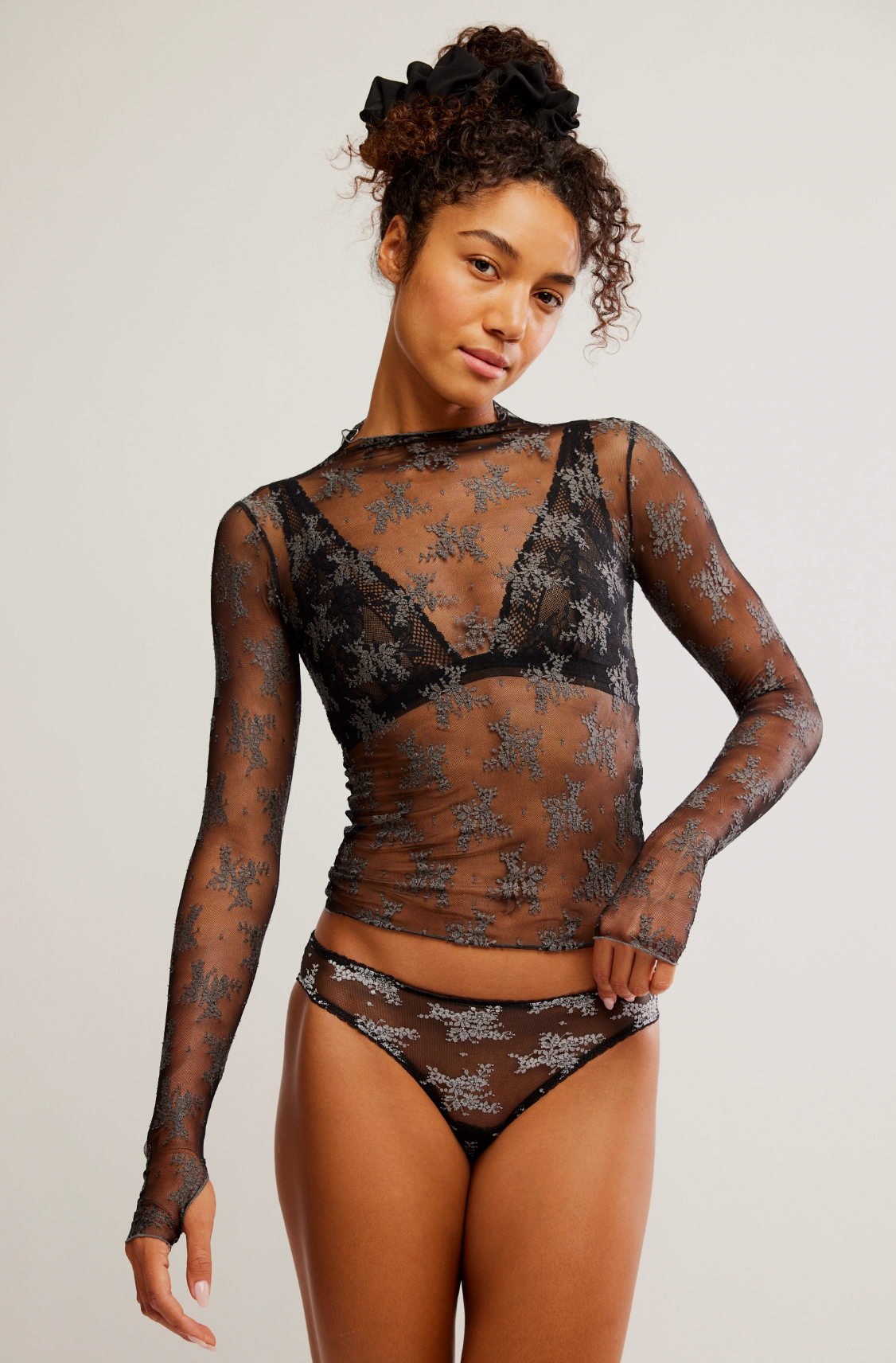 Two Tone Lady Lux Layering Top