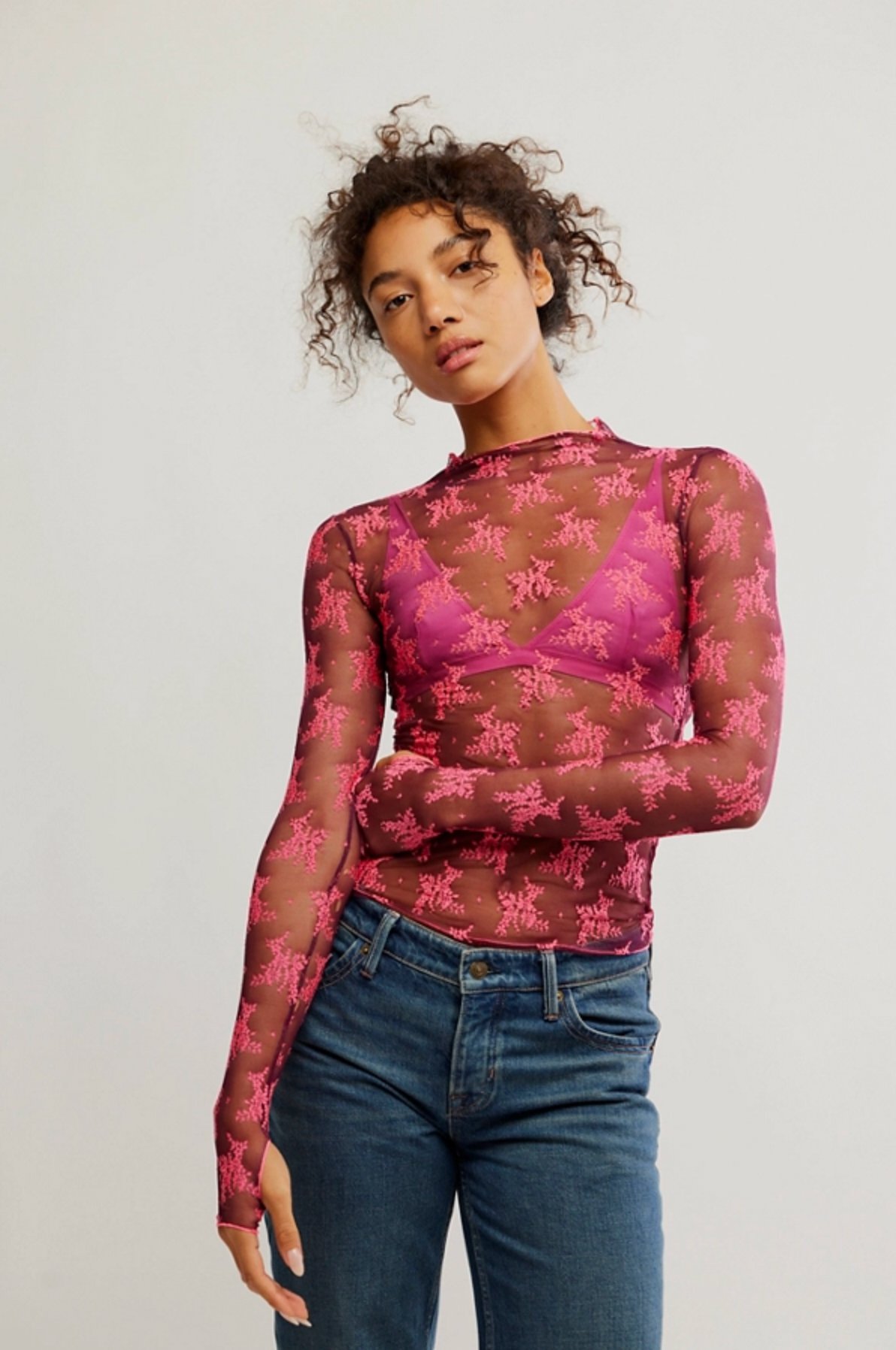 Two Tone Lady Lux Layering Top