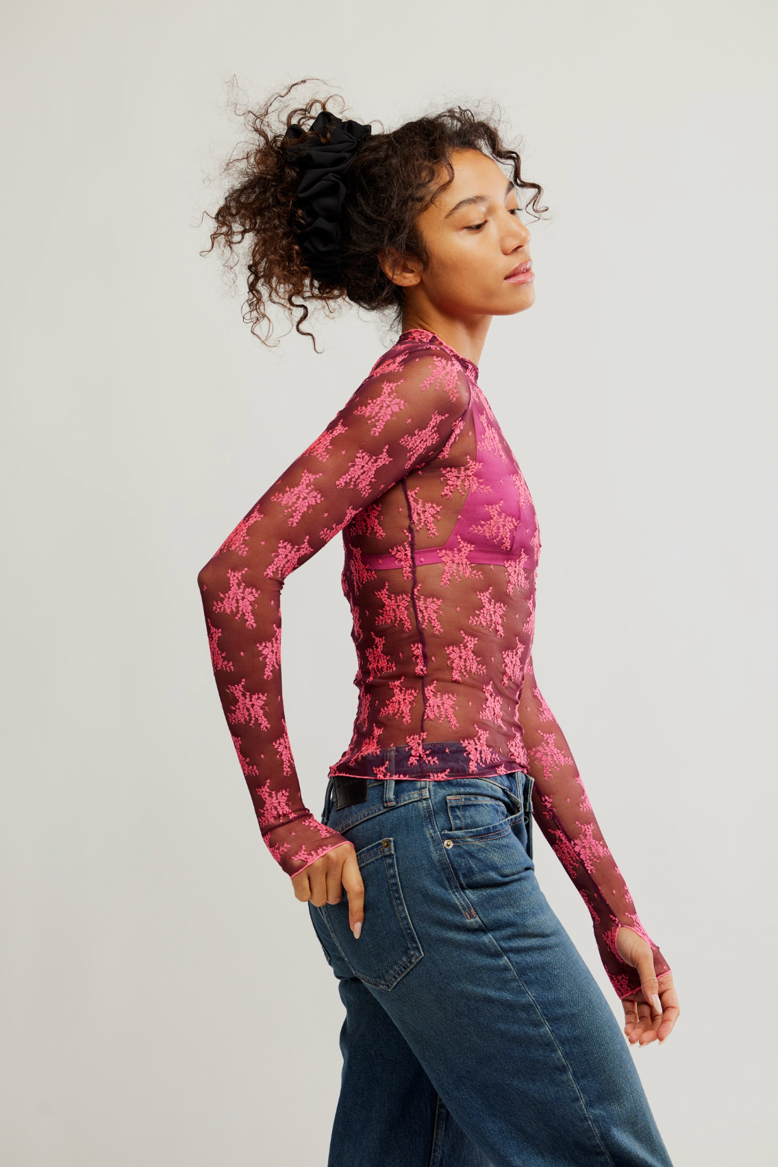 Two Tone Lady Lux Layering Top