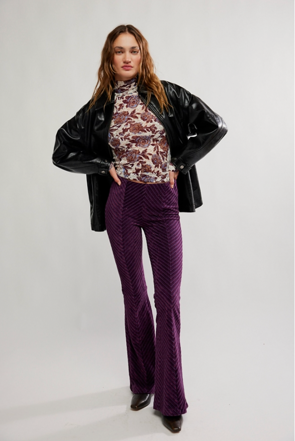 Penny Pull on Velvet in Vintage Grape