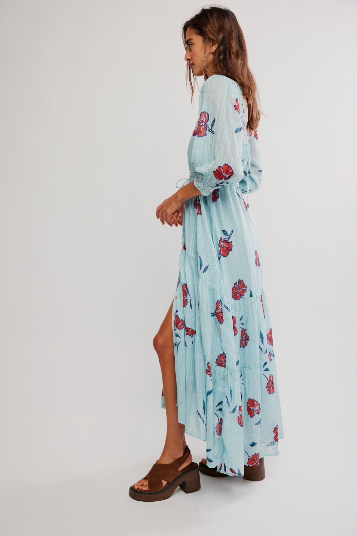 Morning Meadows Long Sleeve in Pastel Blue Combo