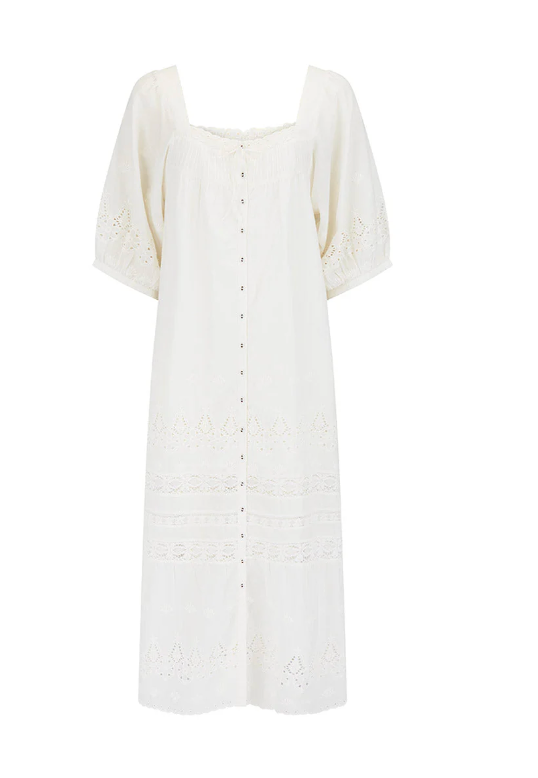 Maiden Lace Midi Dress