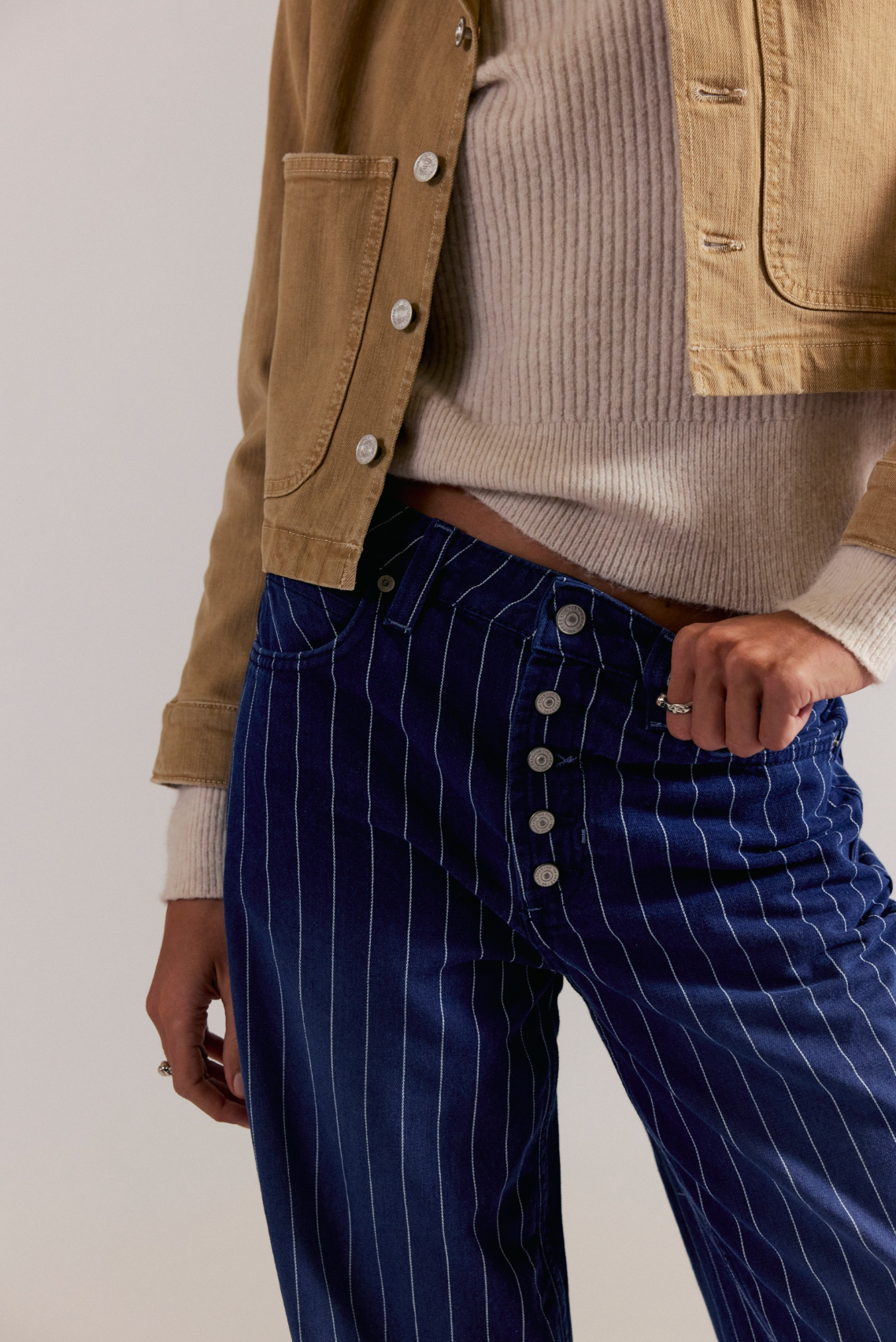 We The Free Nia Boyfriend Jeans in Stripe