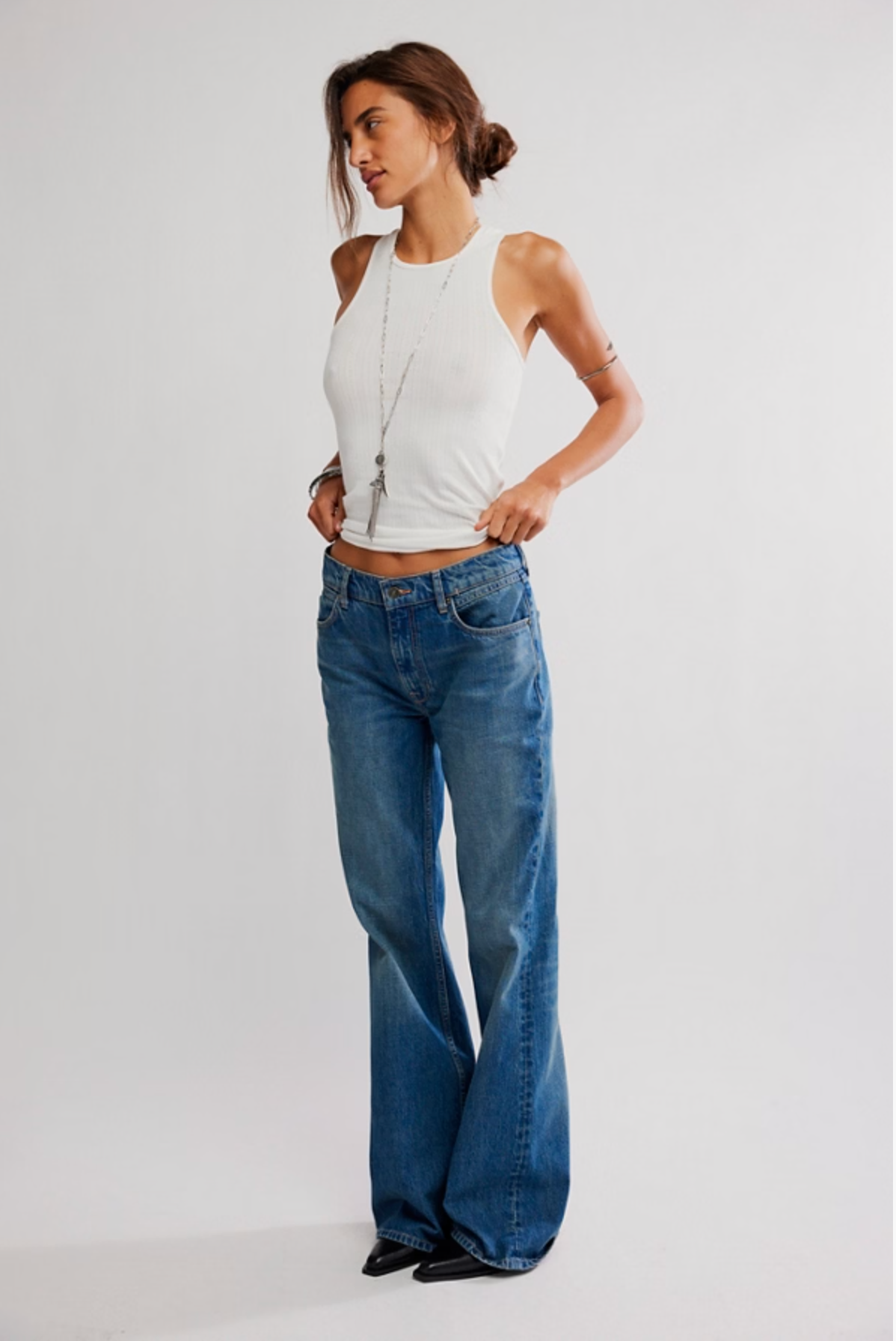 We The Free West Coast Relaxed Flare Jeans