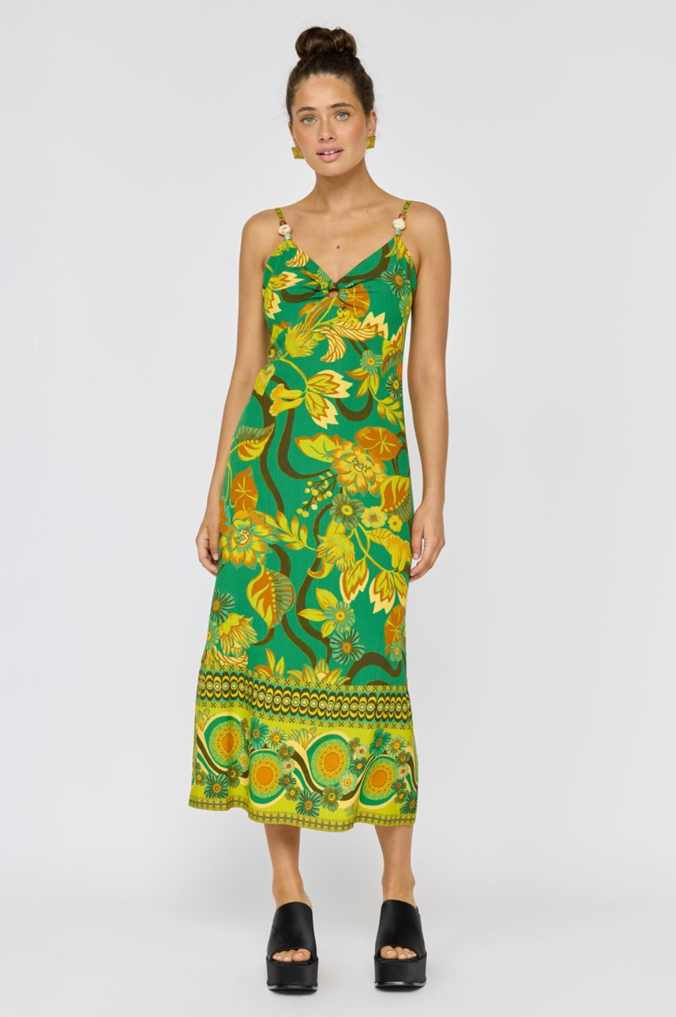 Martini Midi Dress in Absinthe