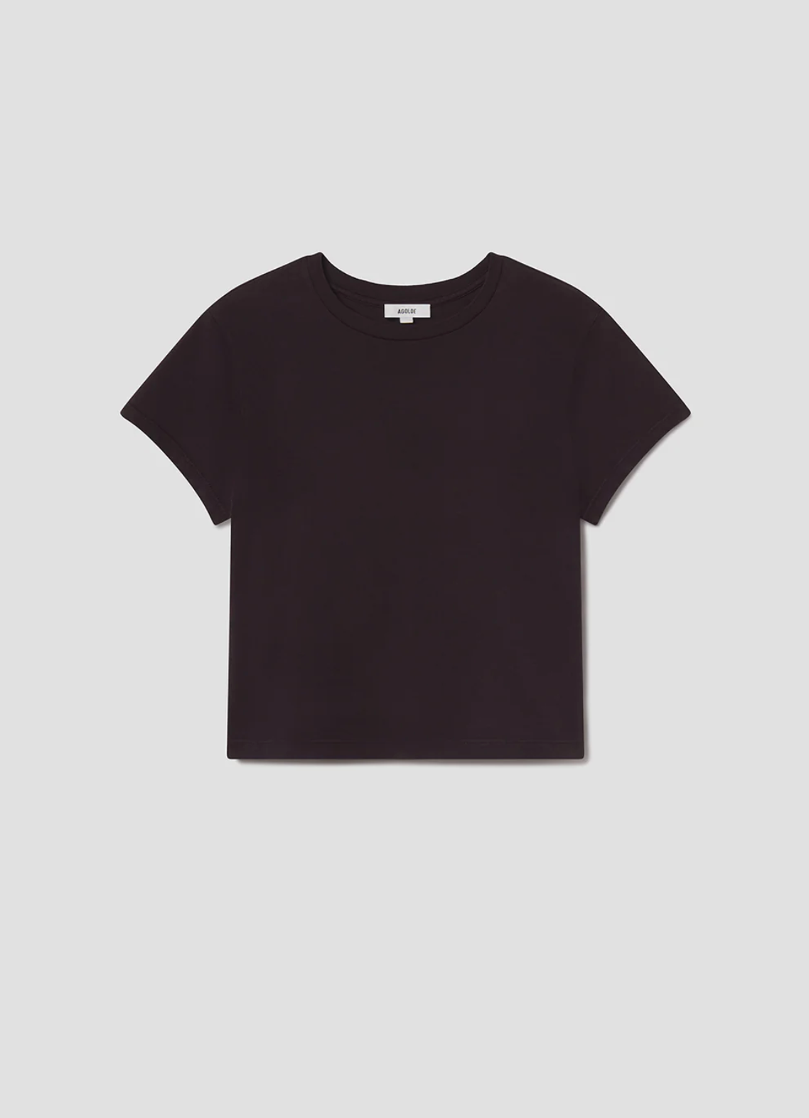 Adine Tee in Eggplant by Agolde