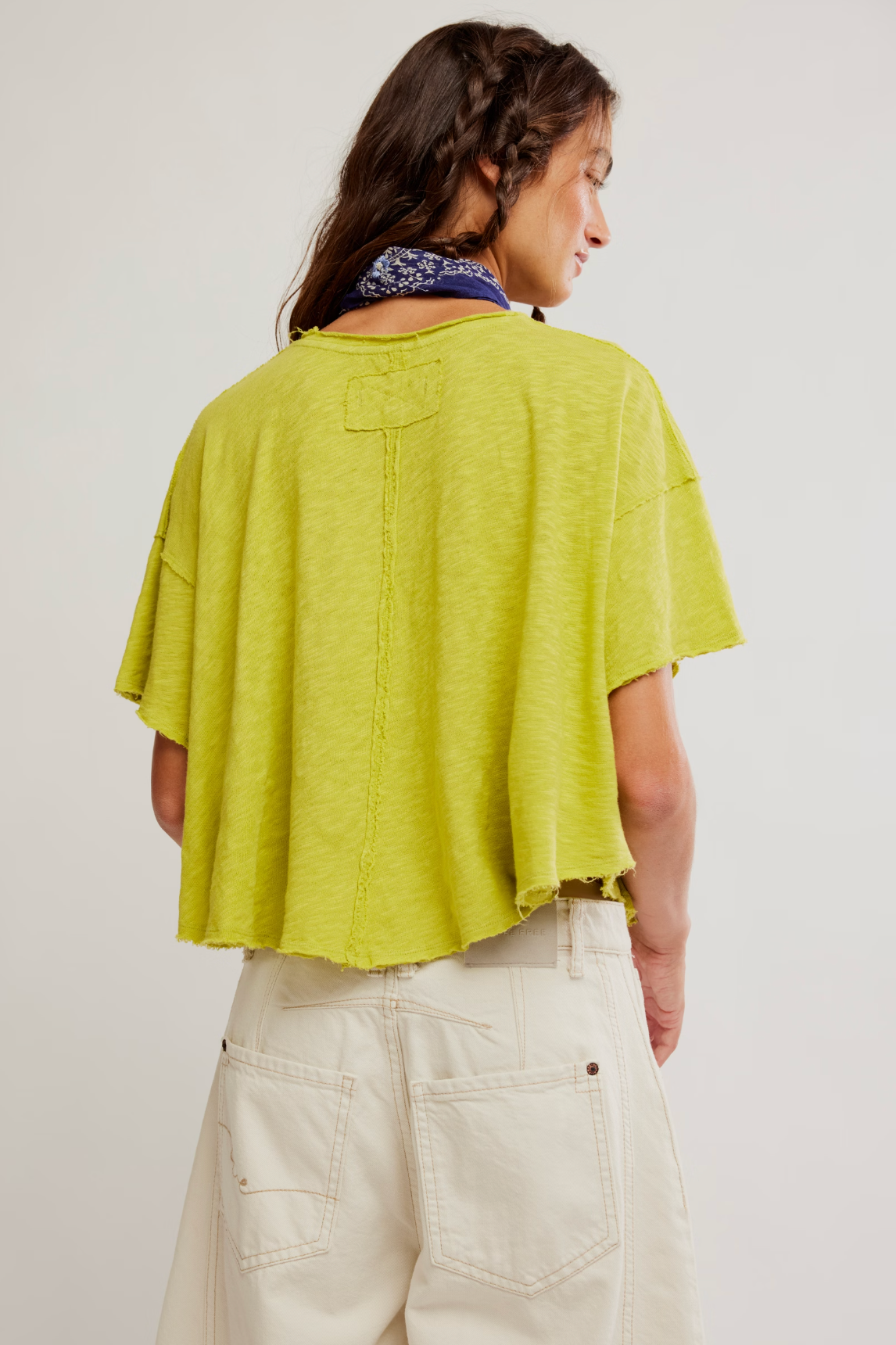 Elsie Swing Top in Warm Olives