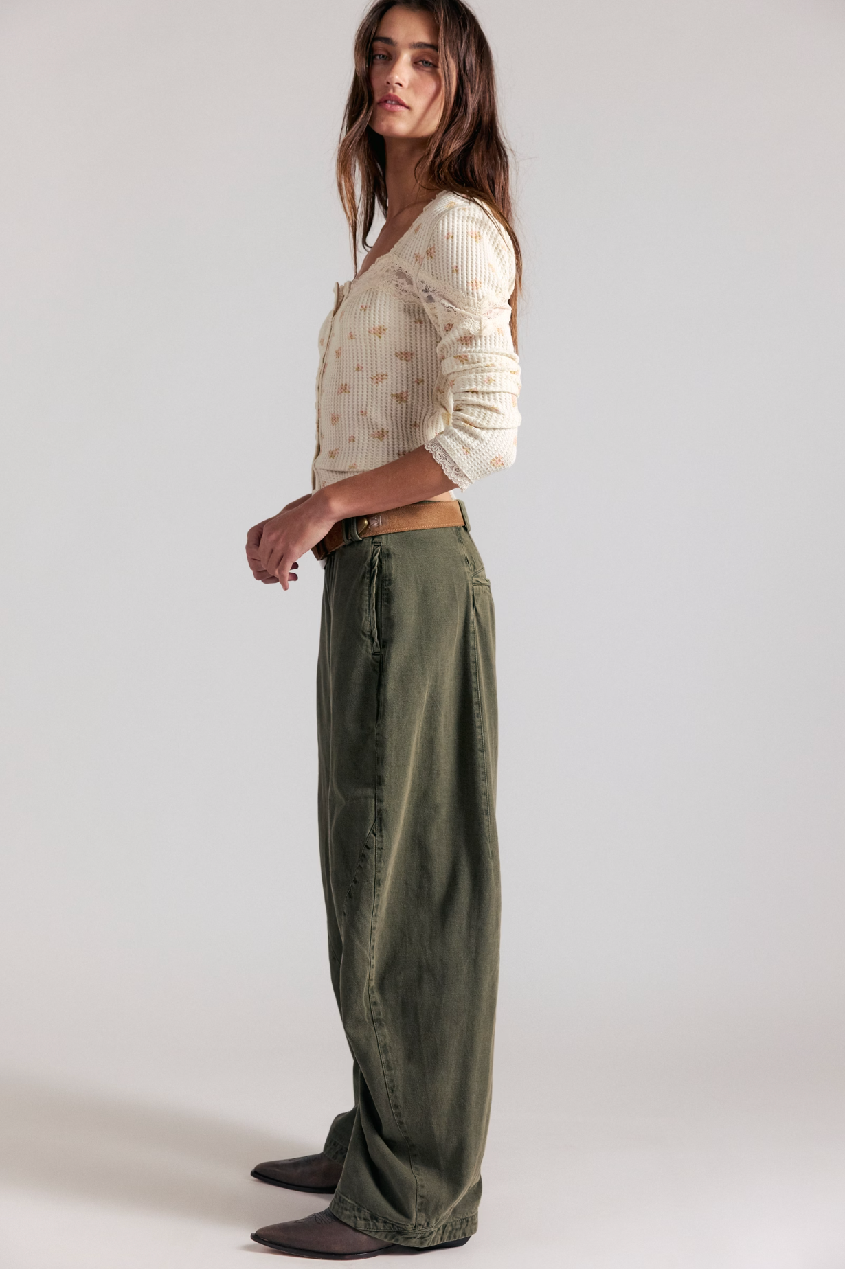Spotlight Washed Barrel Chino Trousers