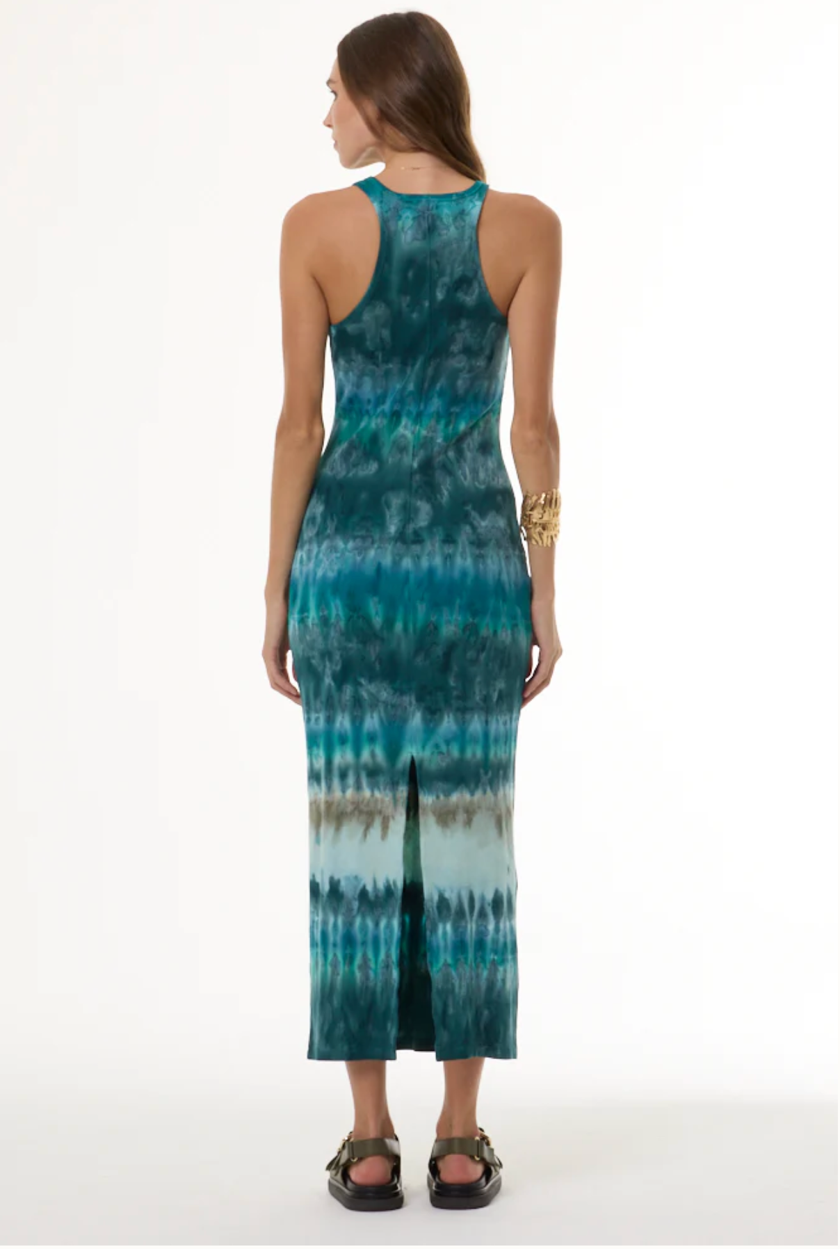Iggy Rib Maxi Dress // Turquoise Terra Wash