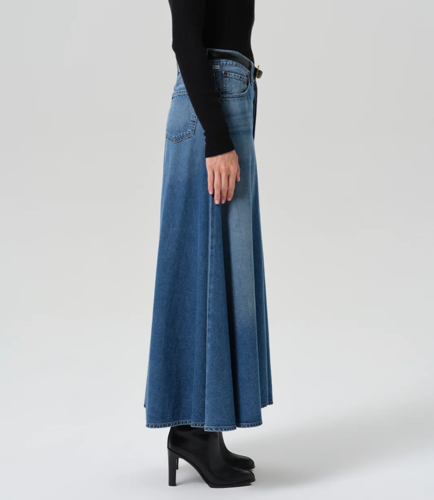 Citizens of Humanity Fluid Denim Maxi Skirt – Iris