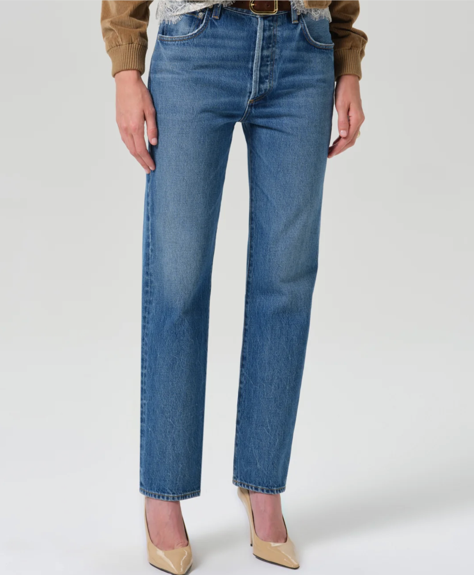 Citizens of Humanity 90's High Rise Straight Jean – Pastis