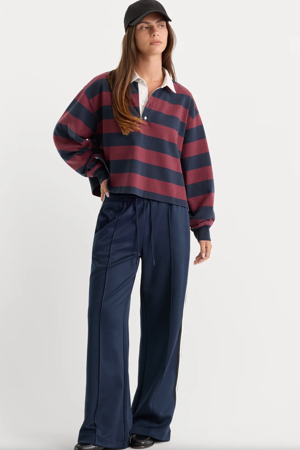 the cropped rugby polo