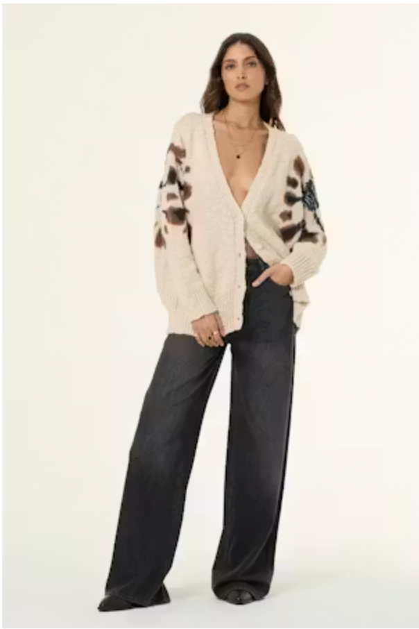 Indie Cardigan in Stellar Wash