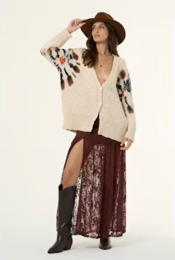 Indie Cardigan in Stellar Wash