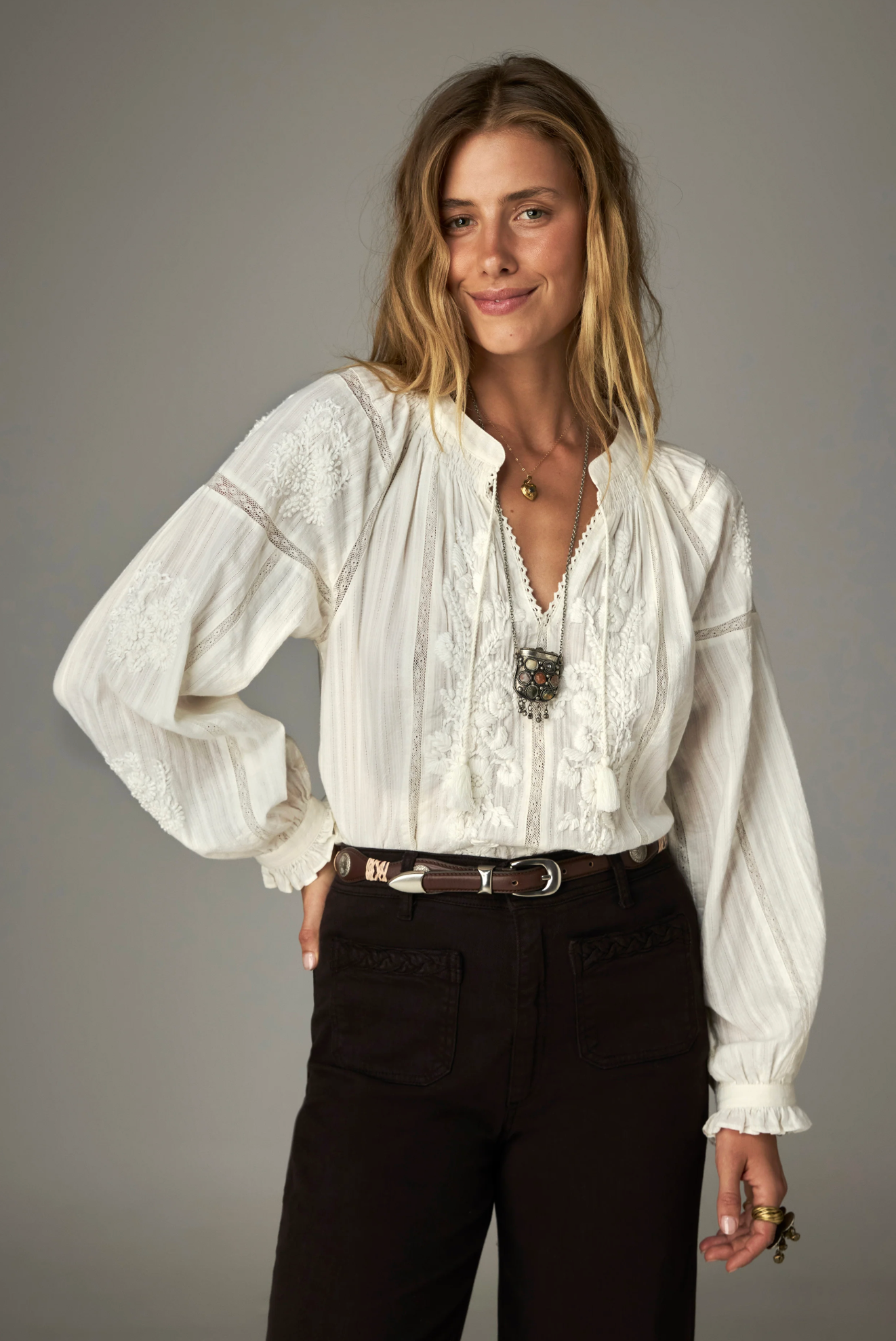 Bettina Blouse — Off White by Maison Hotel