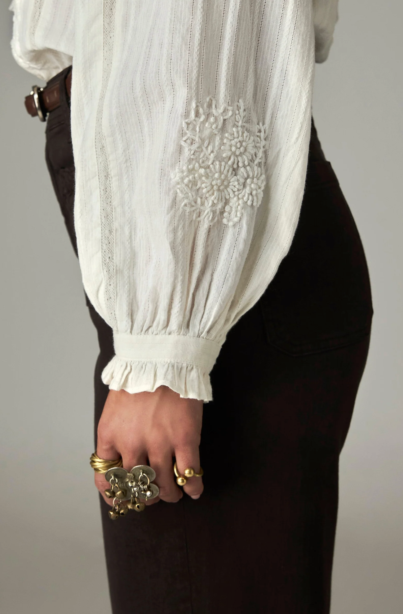 Bettina Blouse — Off White by Maison Hotel