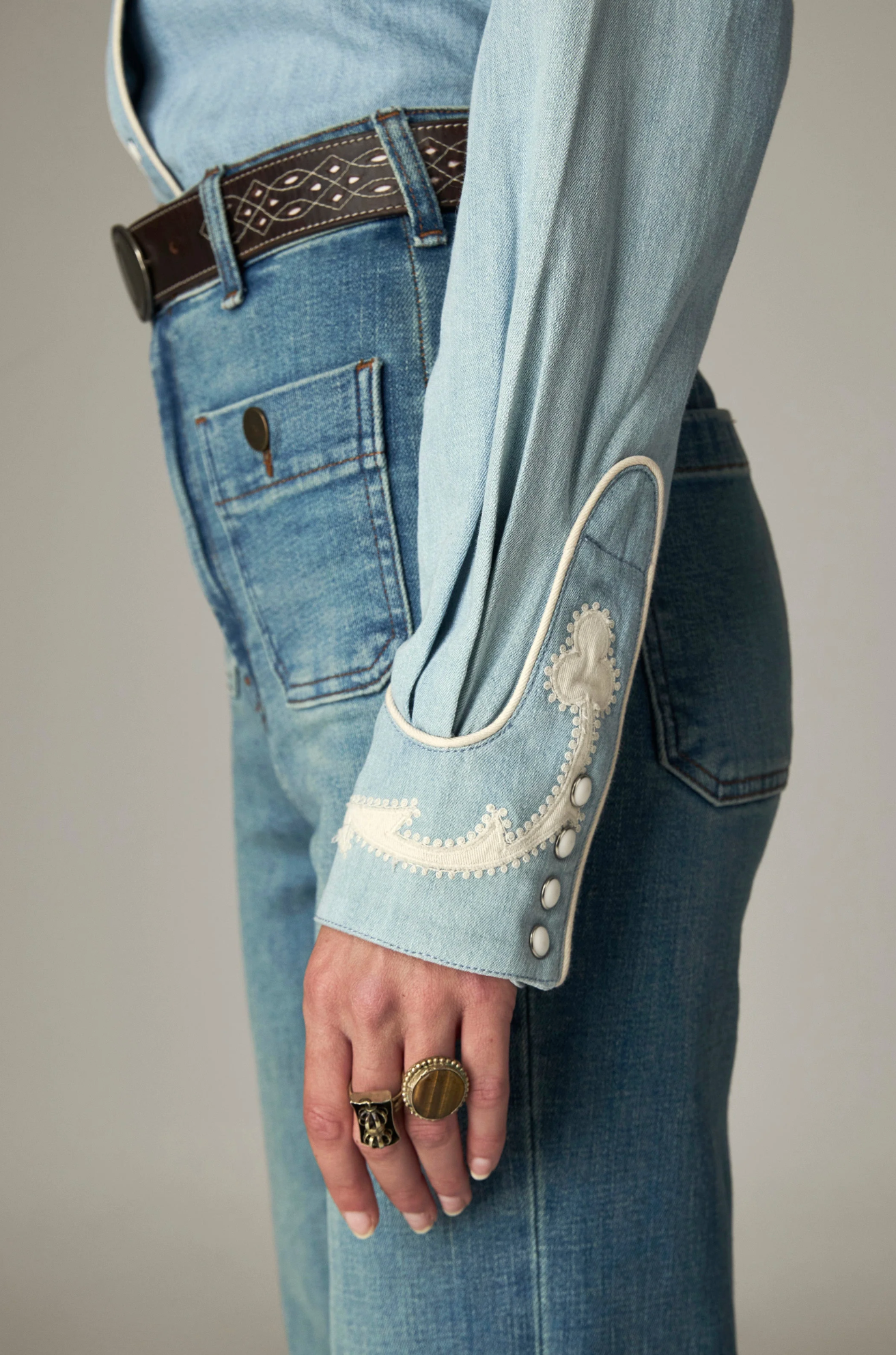 Frankie Shirt — Blue Mustang by Maison Hotel