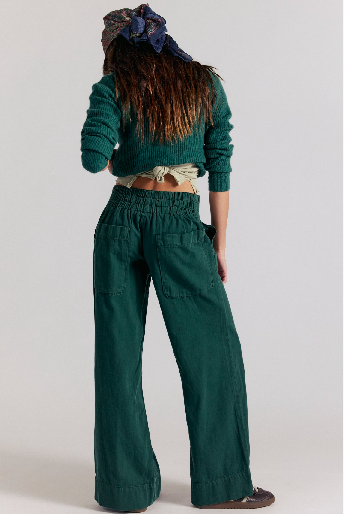 We The Free Breezy Denim Pull-On Jeans in Pineneedle