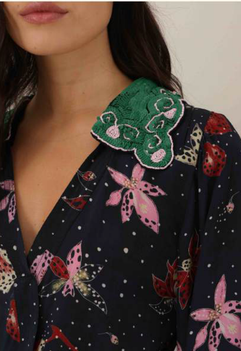 Vero Alfie Pasiflora Mini Dress