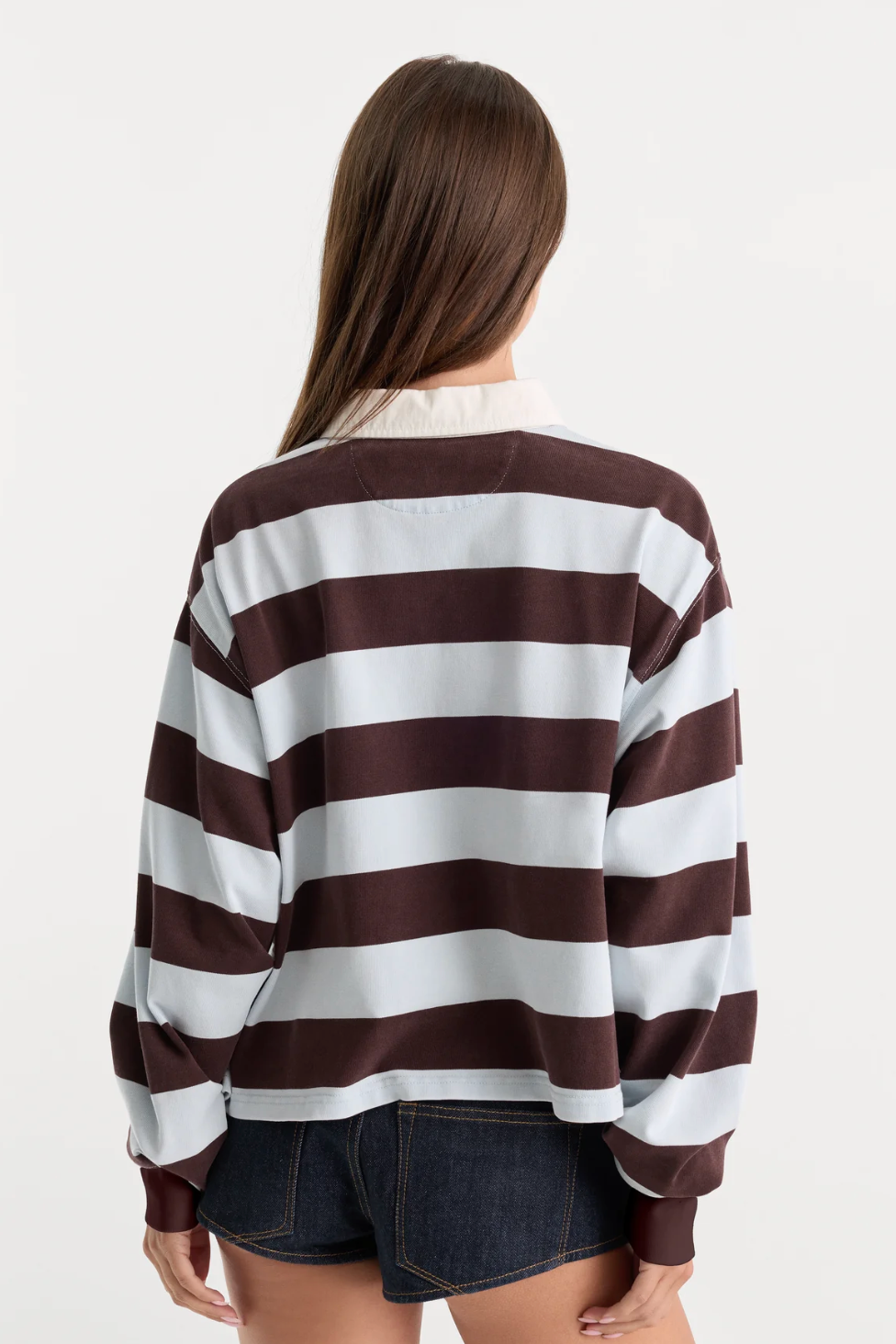 Cropped Rugby Polo by Good American