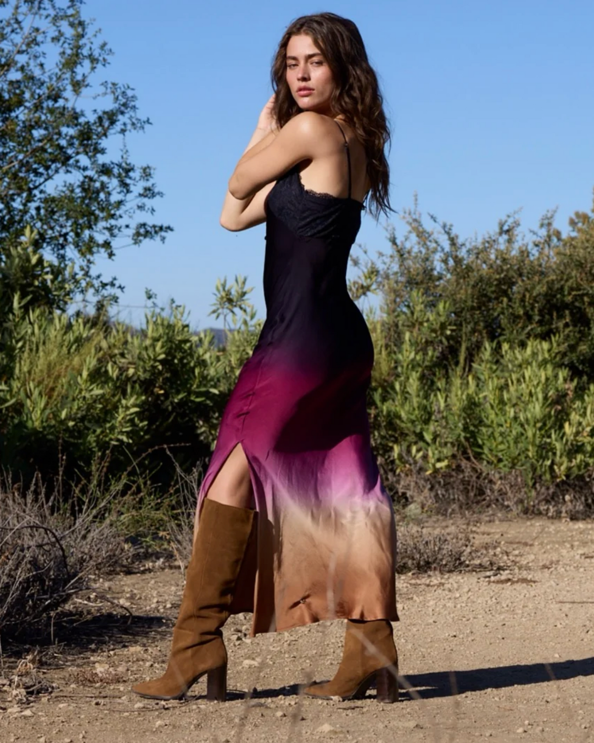 Lacci Slip Dress // Wholegrain Ombre