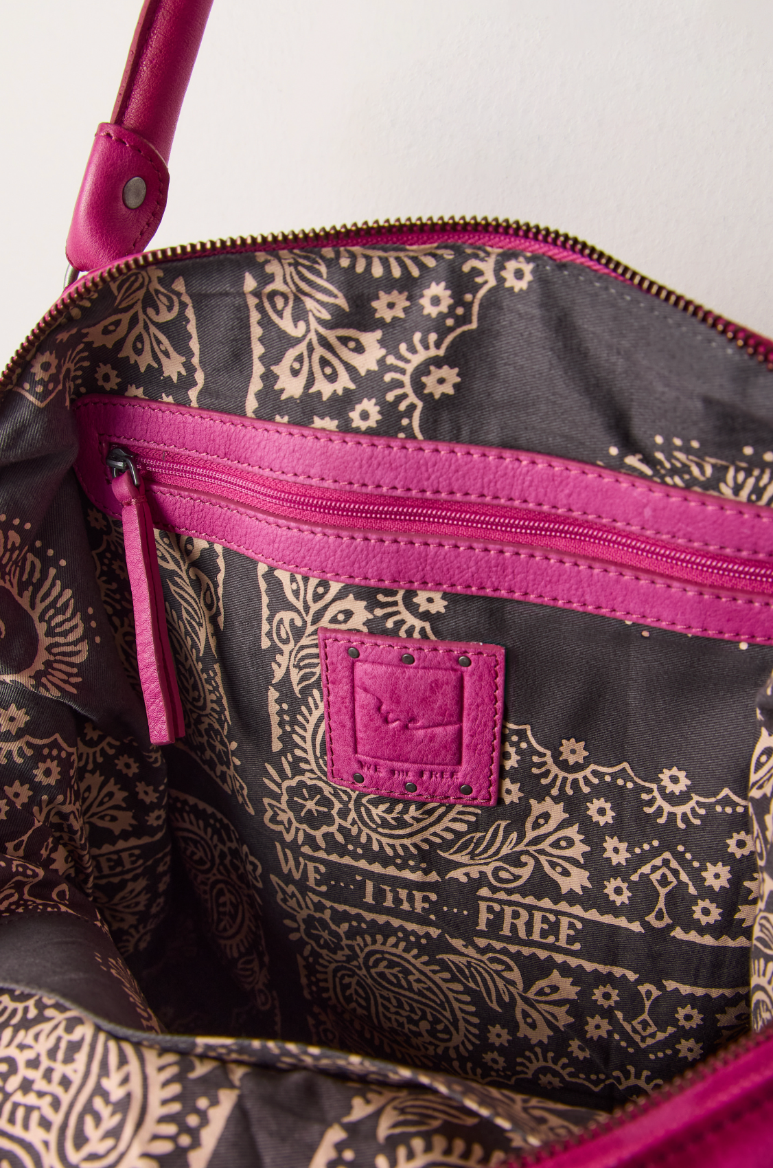 We The Free Emerson Tote Bag in Rasberry Rose
