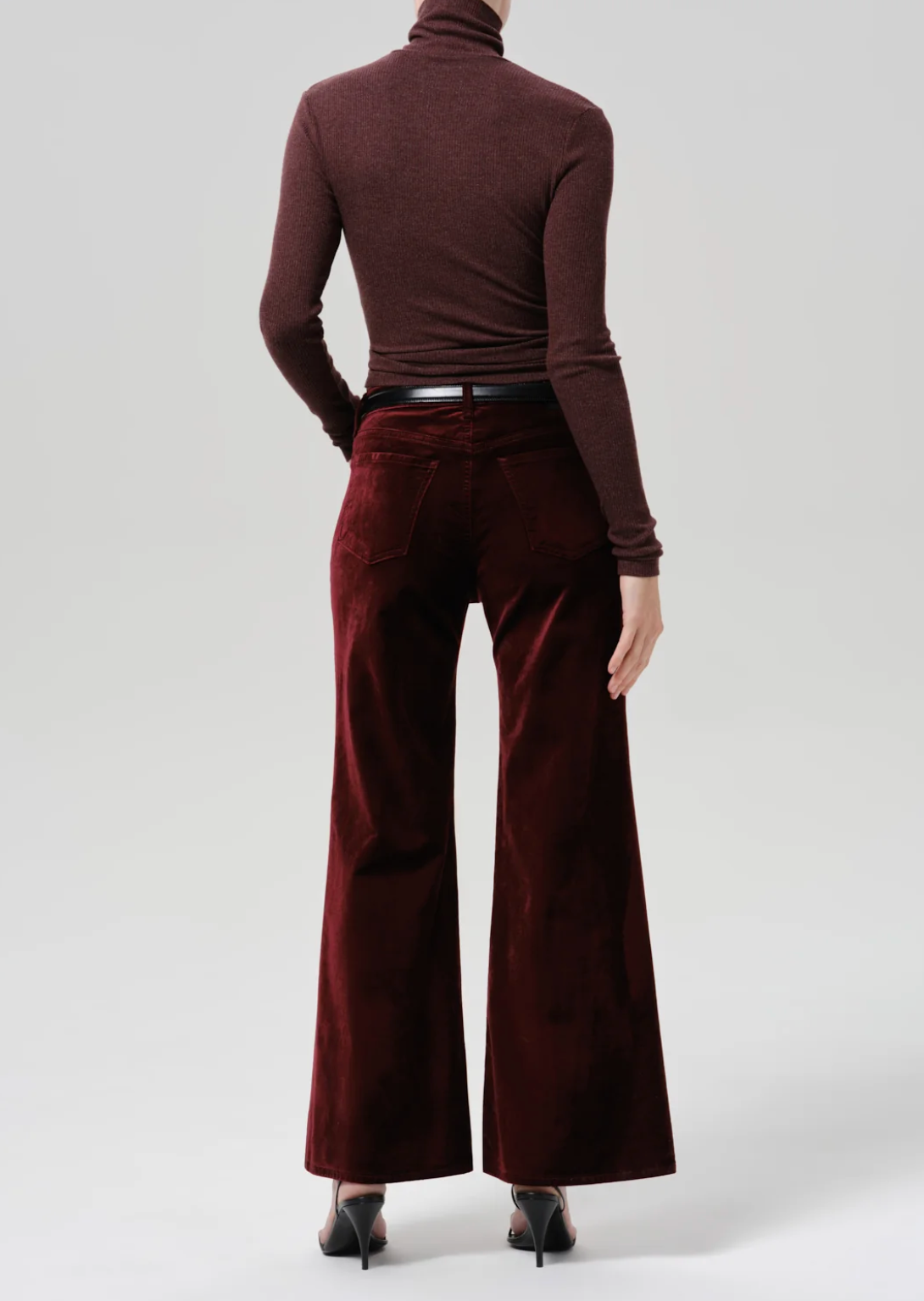 Kimberly 70's Stretch Velvet Flare