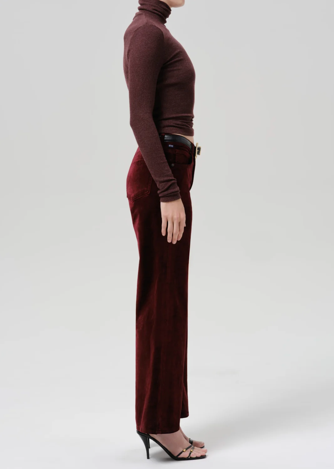 Kimberly 70's Stretch Velvet Flare