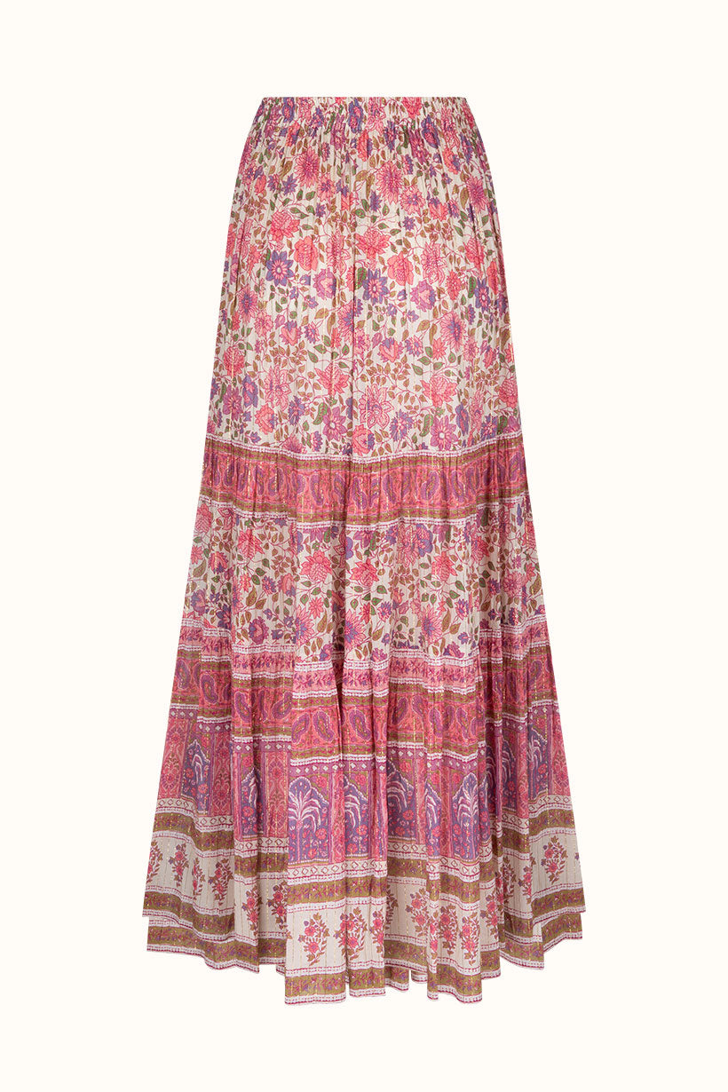Elysian Maxi Skirt In Petunia By Spell