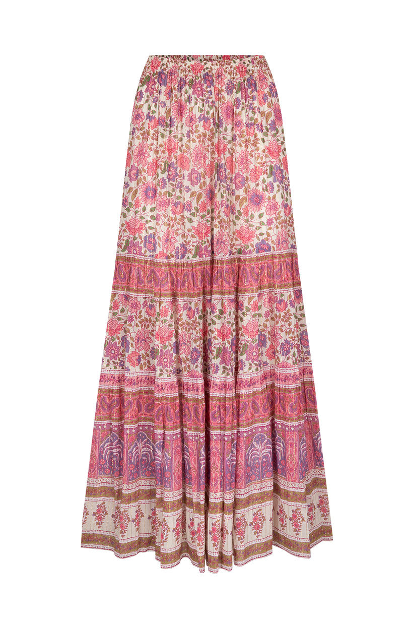 Elysian Maxi Skirt In Petunia By Spell
