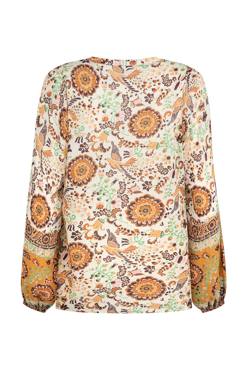 Sannah Blouse - Golden Ochre By Spell