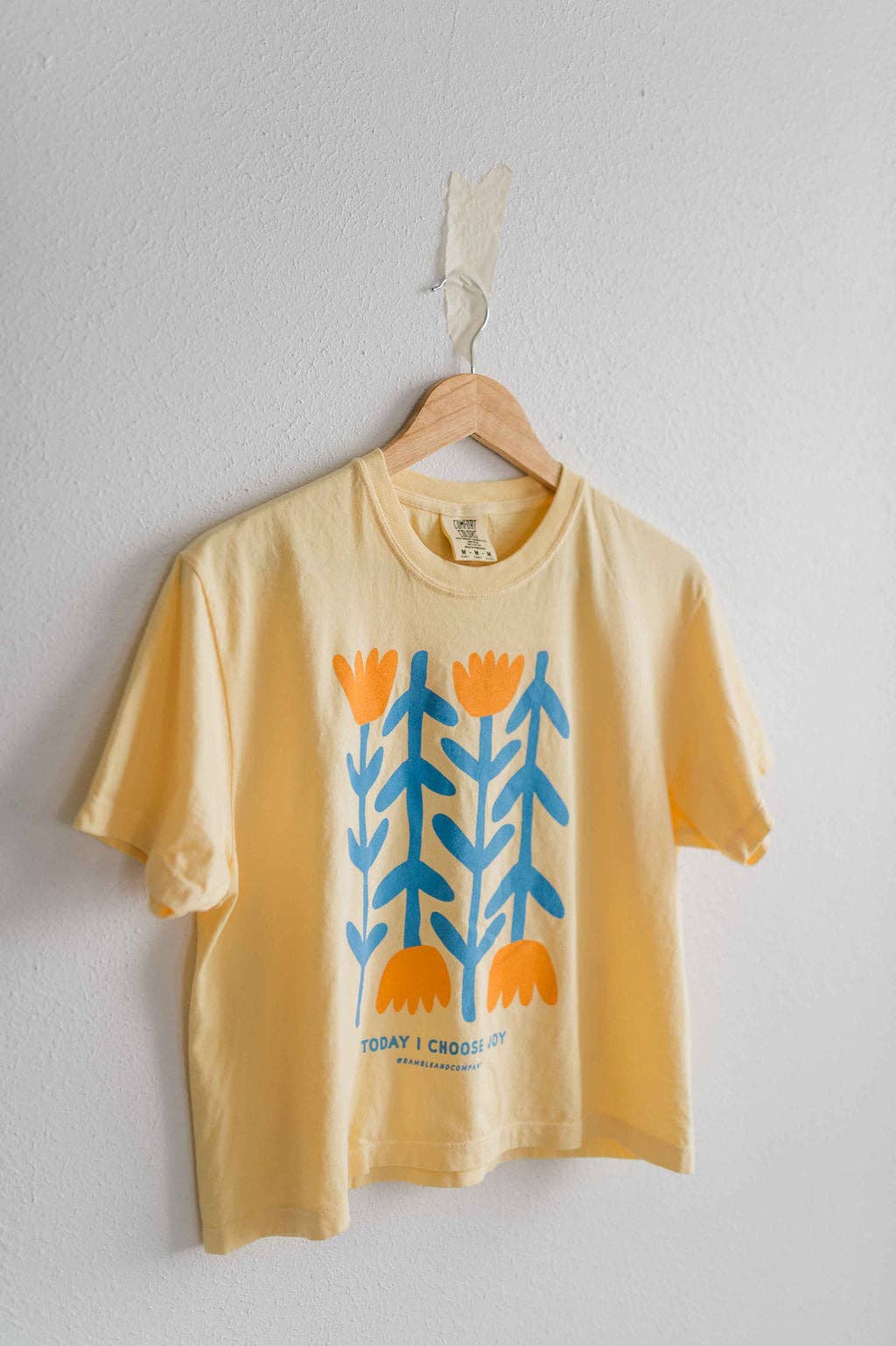 Today I Choose Joy Boxy Crop Tee