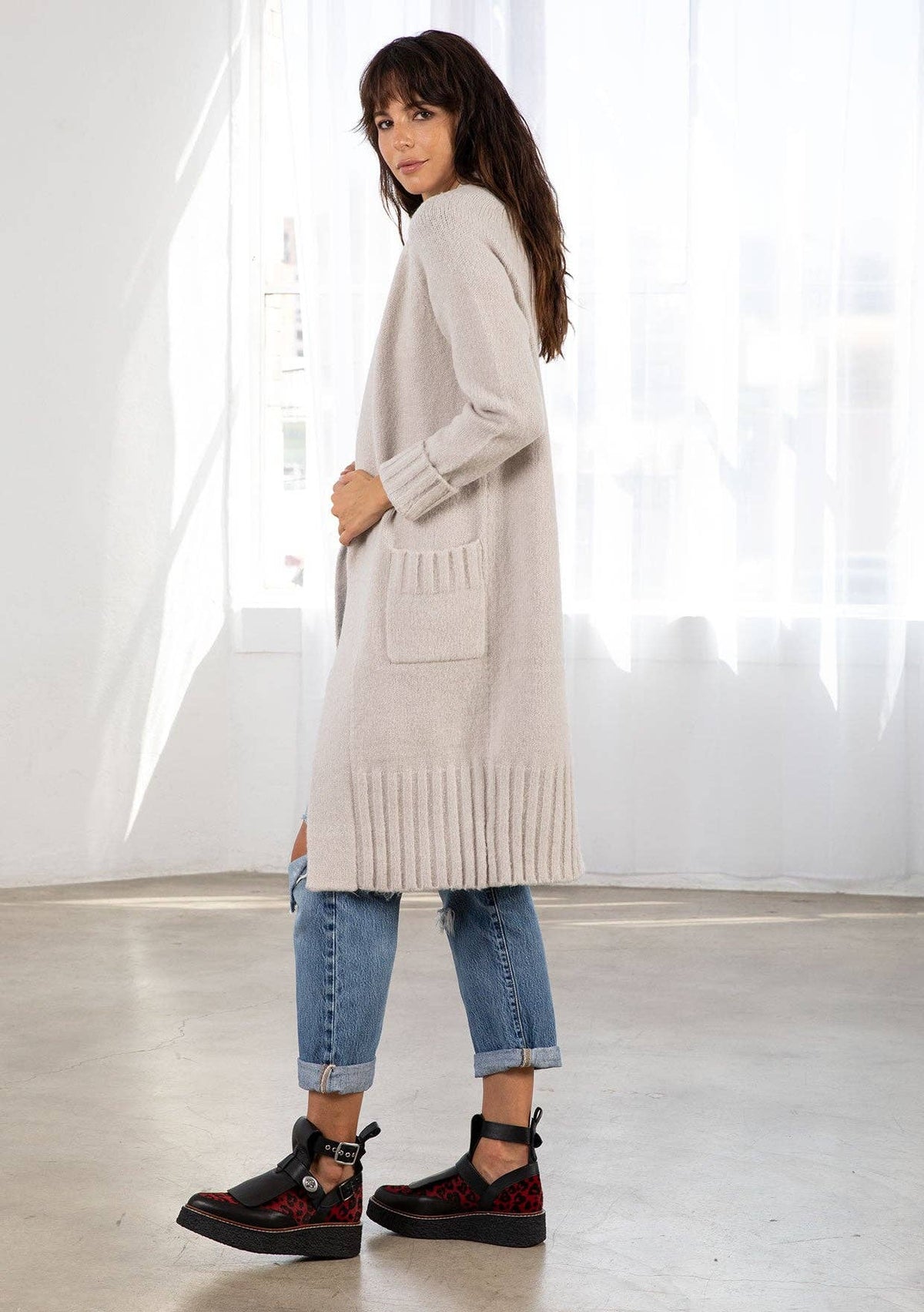 Mid Length Cardigan
