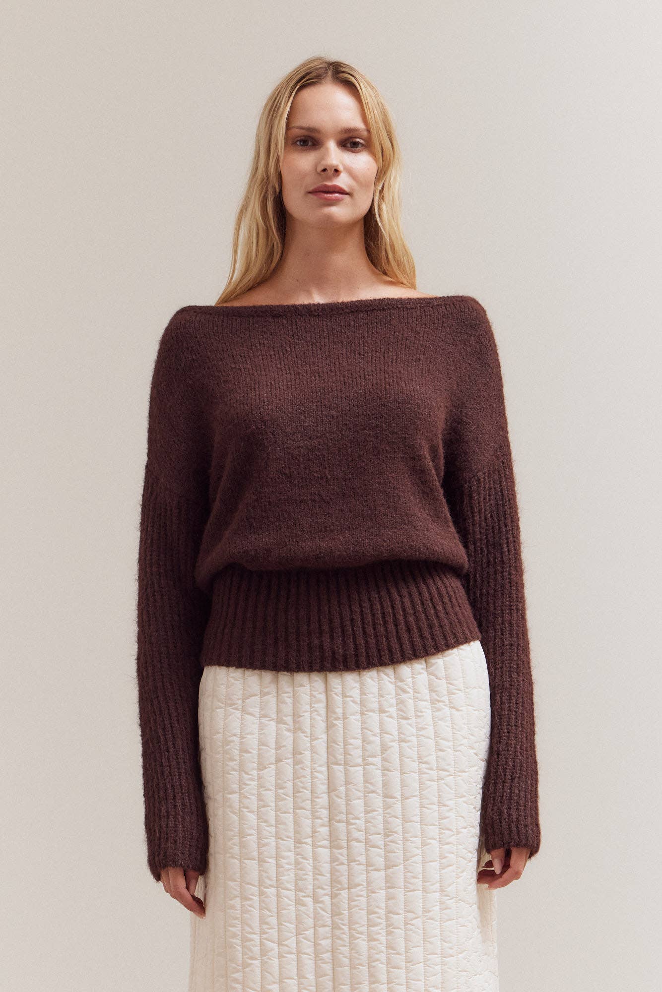 The Moonlit Off-Shoulder Sweater
