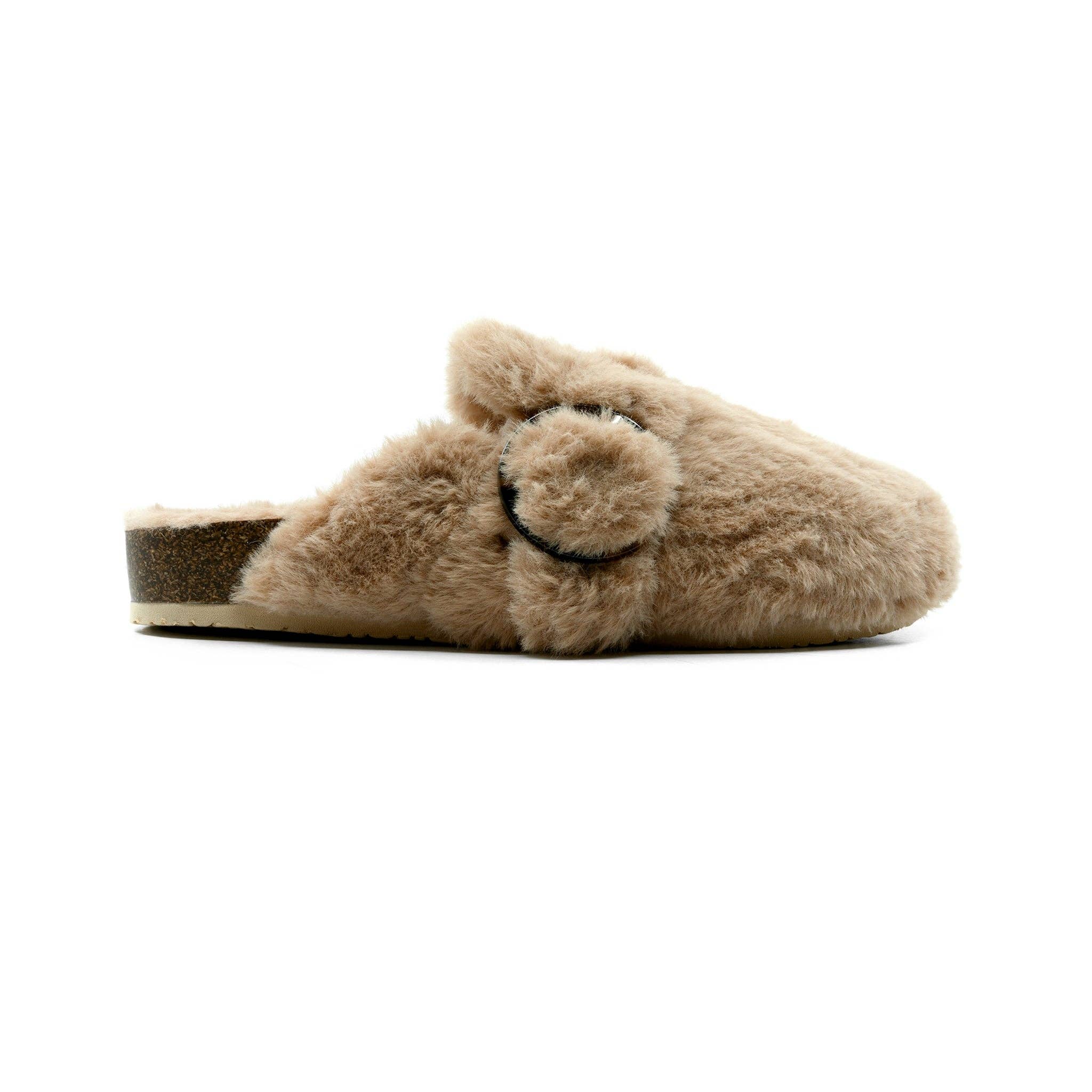 TERRA - TOAST Faux Fur Clog