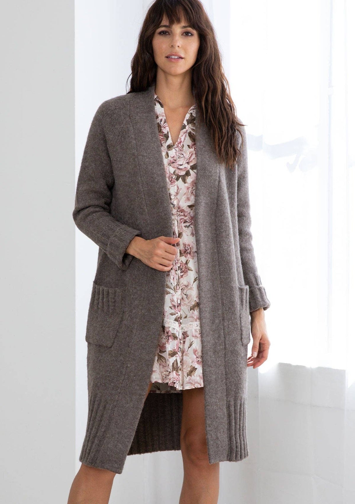 Mid Length Cardigan