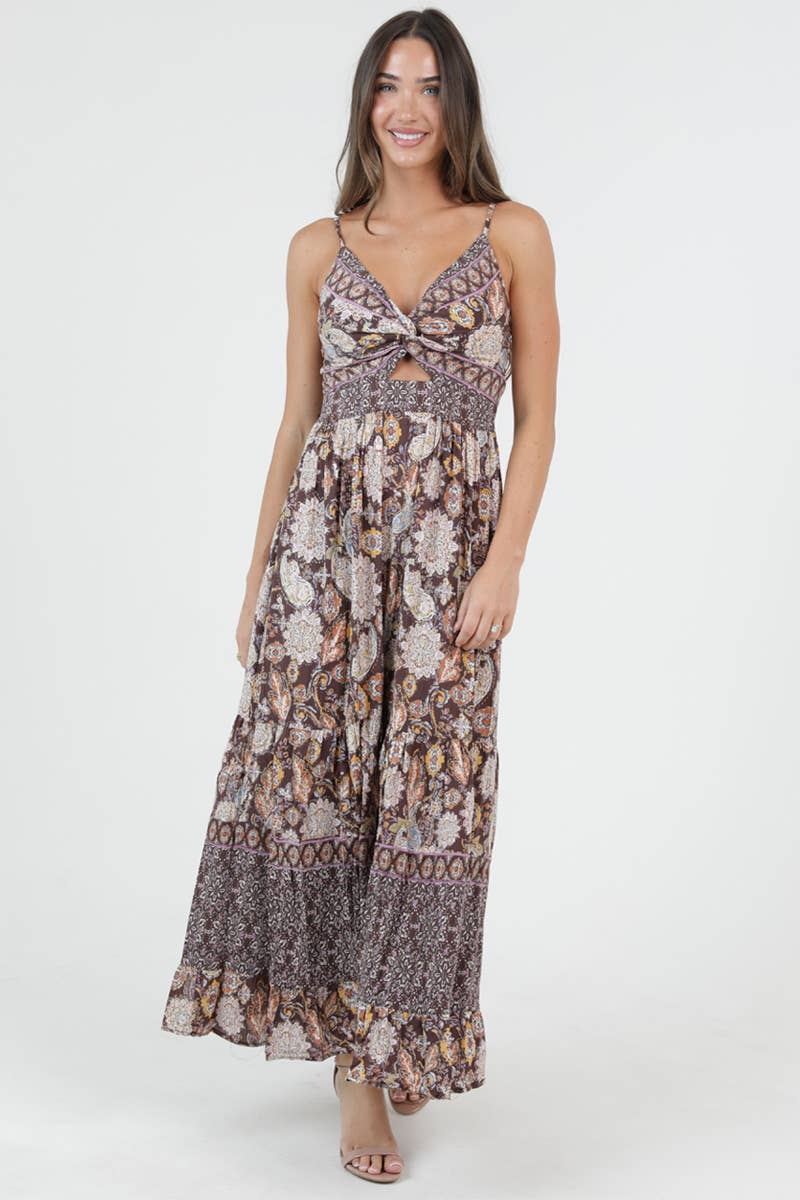 Desert Mosaic Maxi Dress