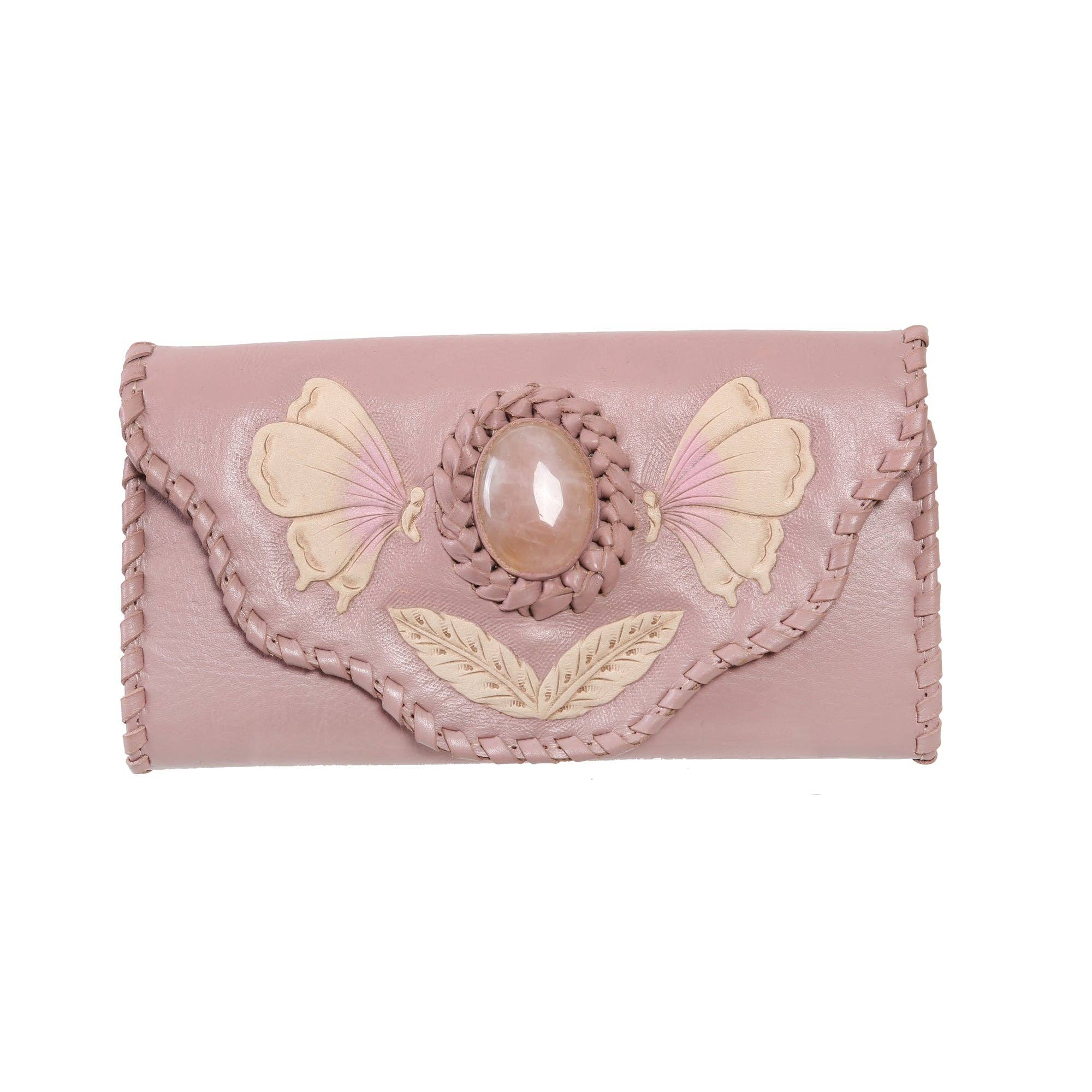 Monarch Wallet in Dusty Pink