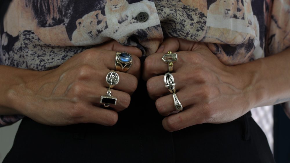 Juno Labradorite Silver Ring by Break-a-Stone