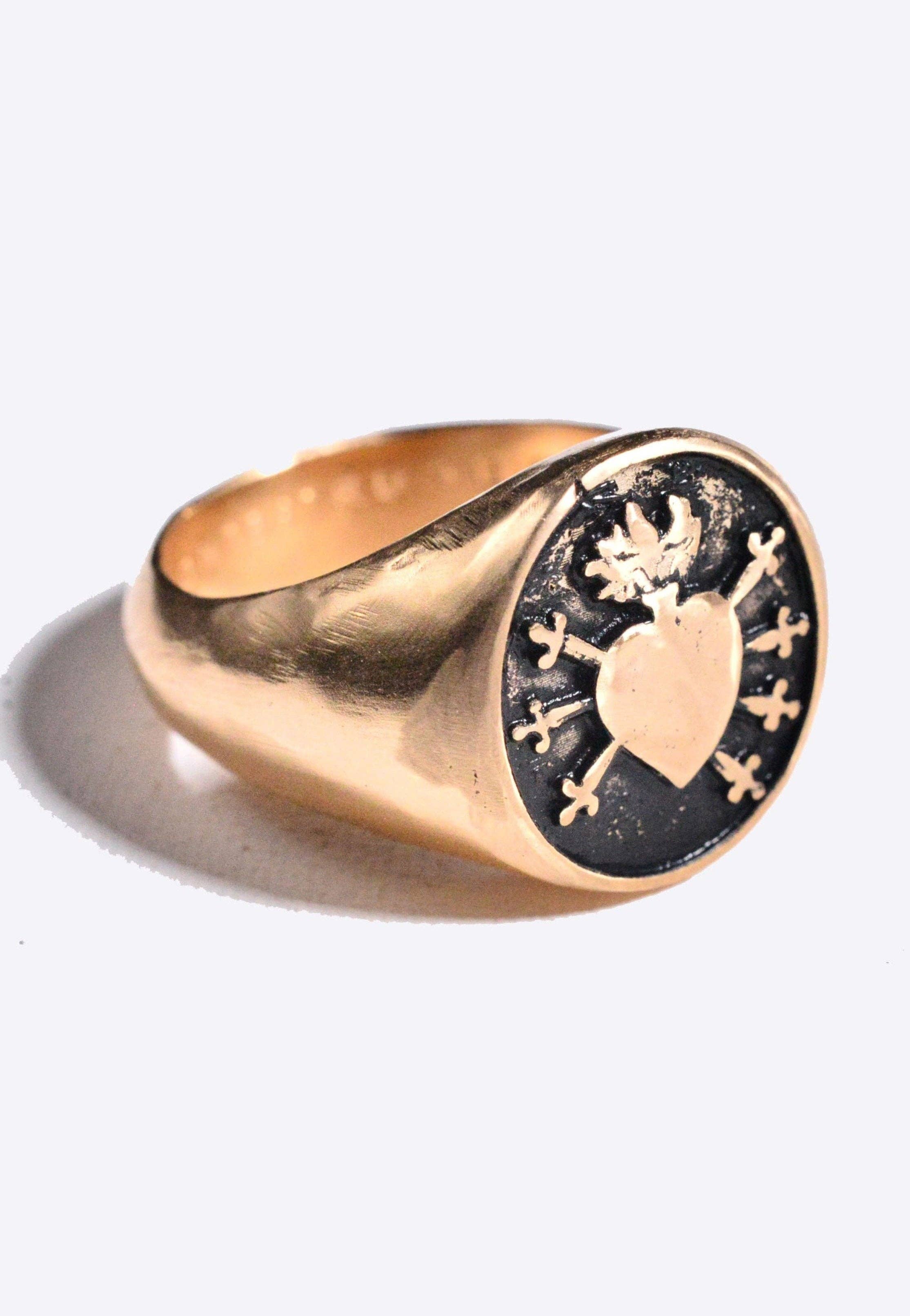 Seven Sorrows Heart Ring