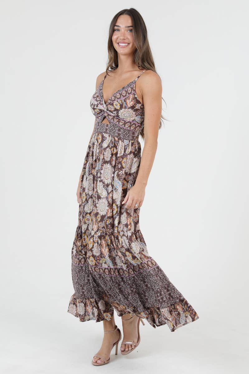Desert Mosaic Maxi Dress