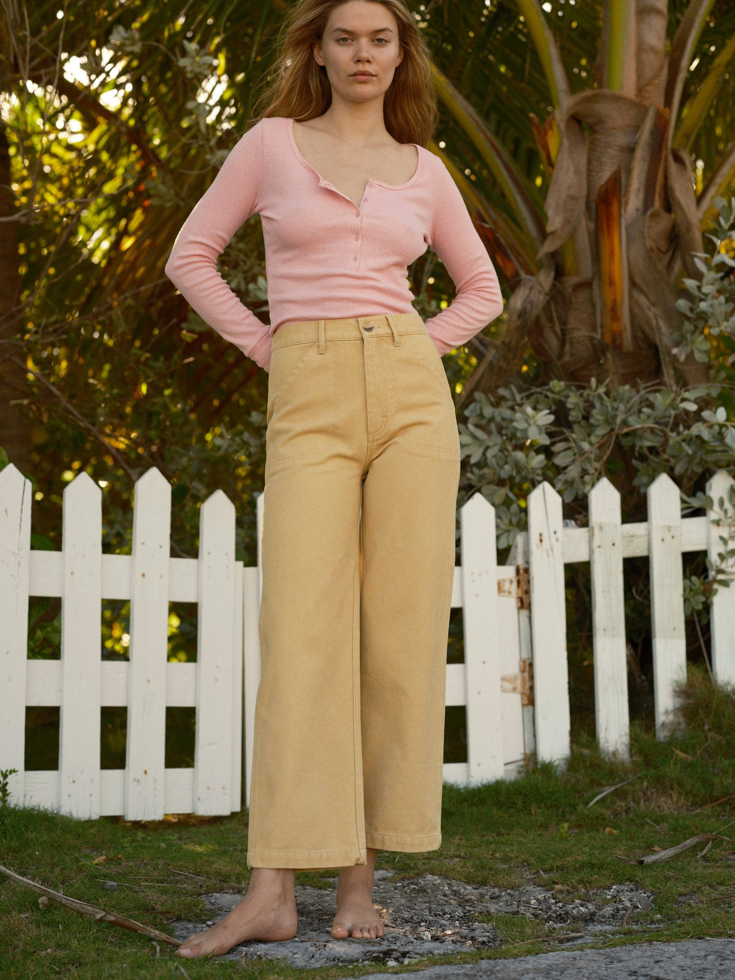 Mollusk Painter Pants in Sand | Caravan Boutique