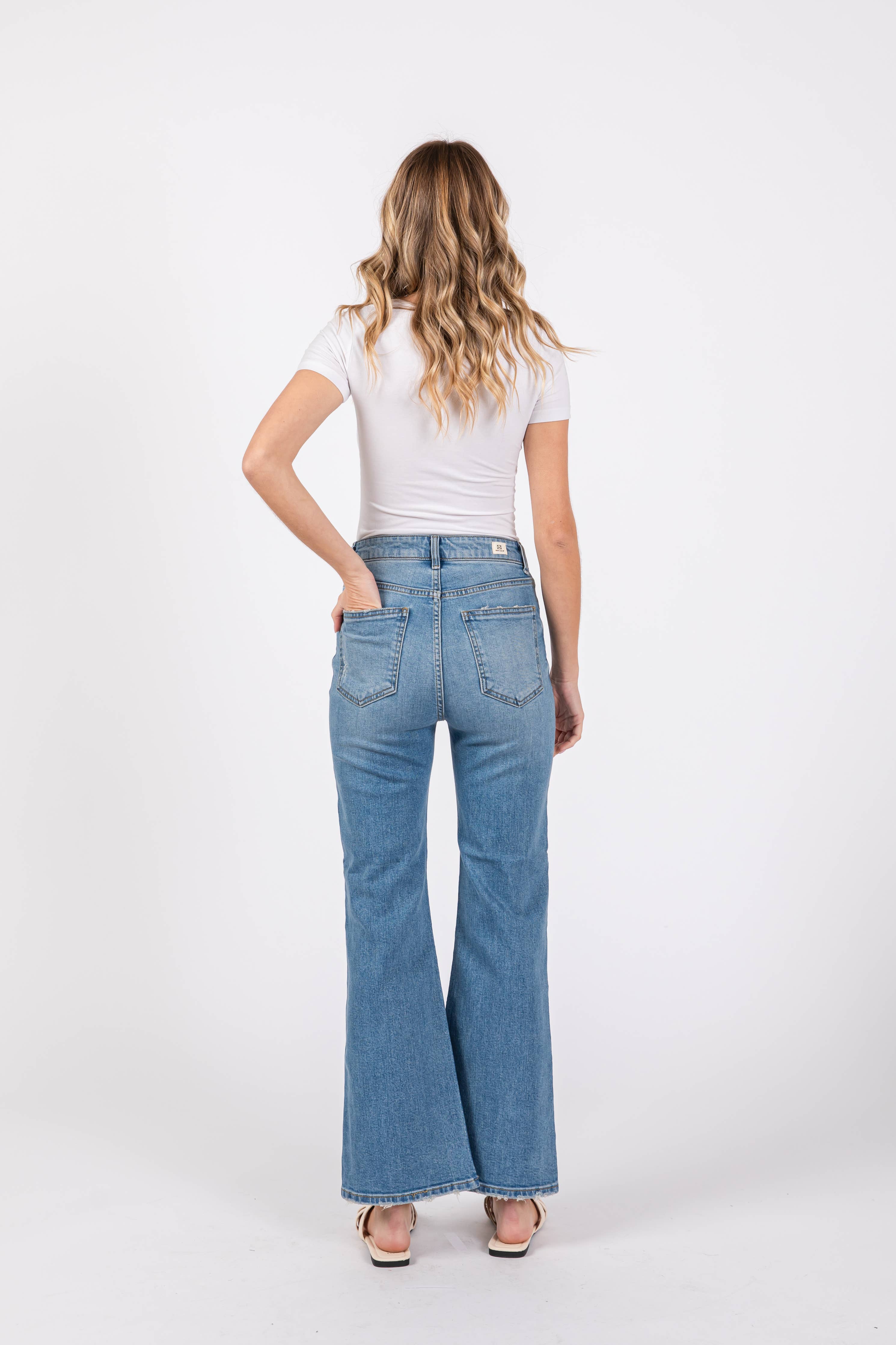 Medium Almost Rigid Sicily Jean