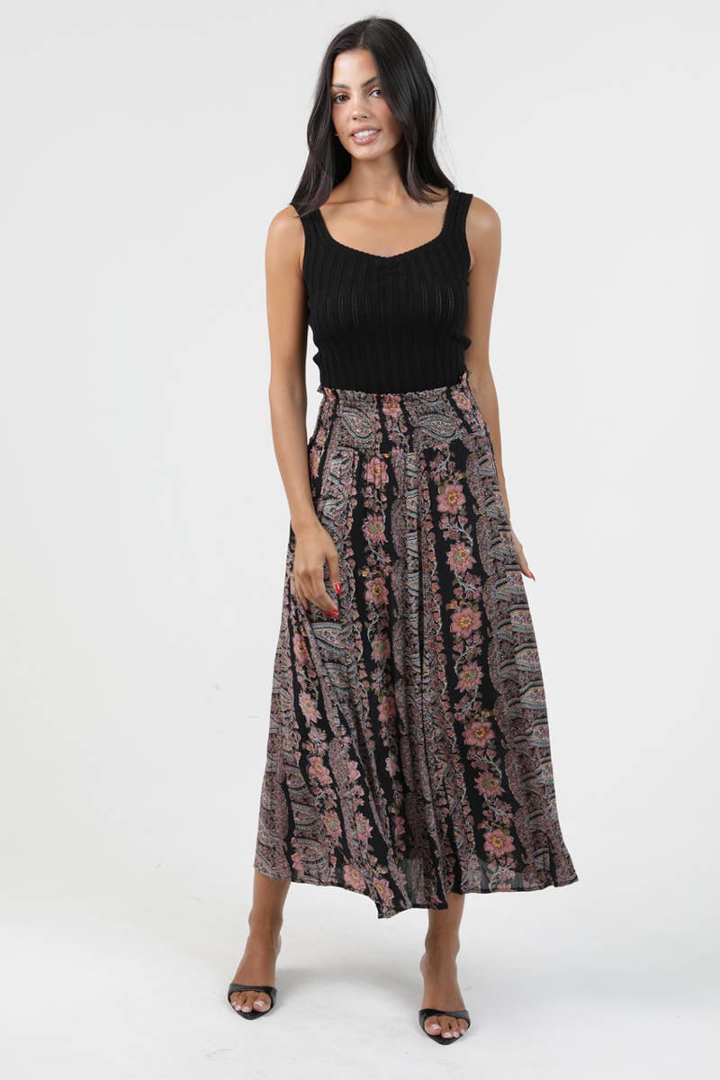 Marisol Paisley Skirt by Angie