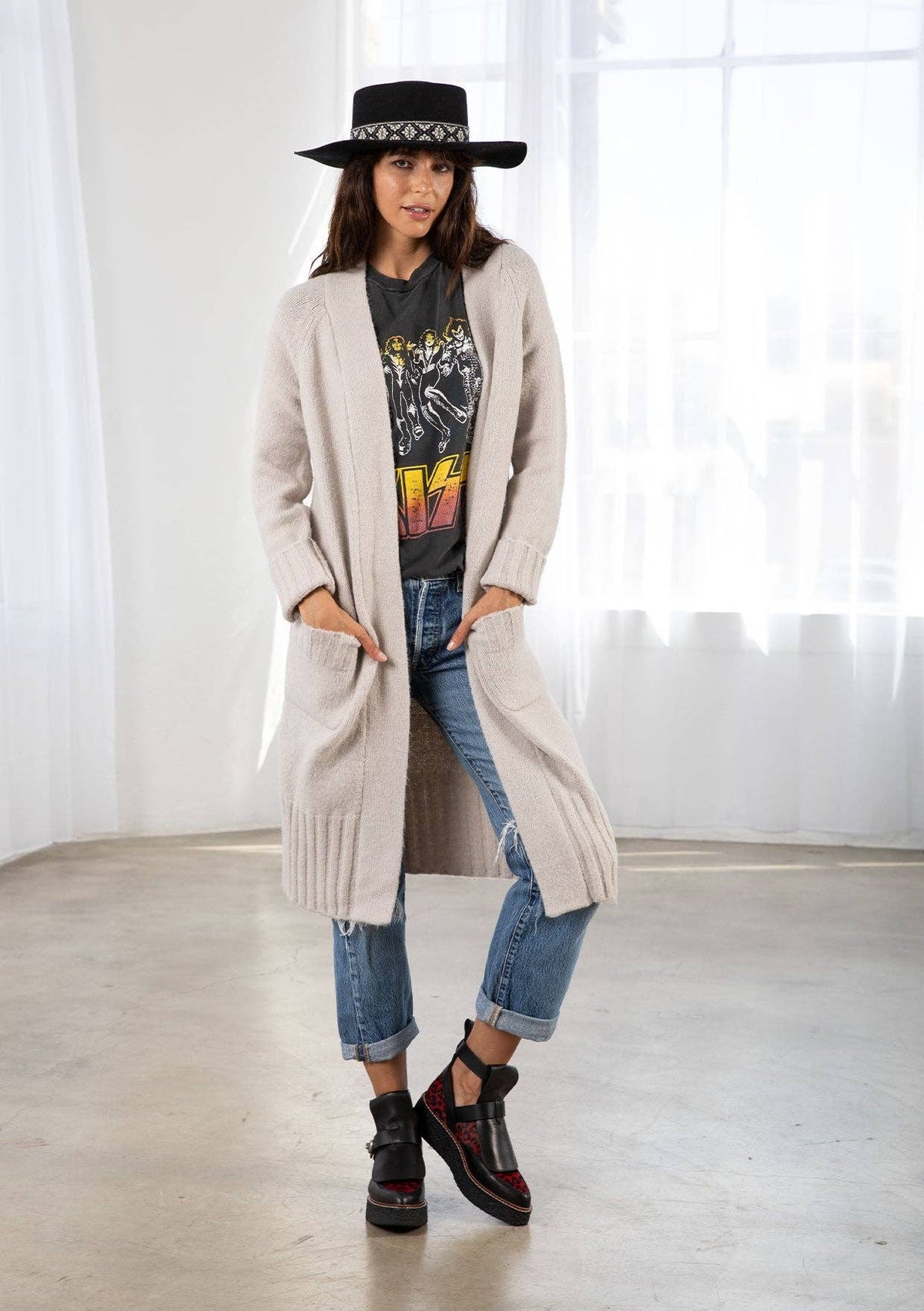 Mid Length Cardigan